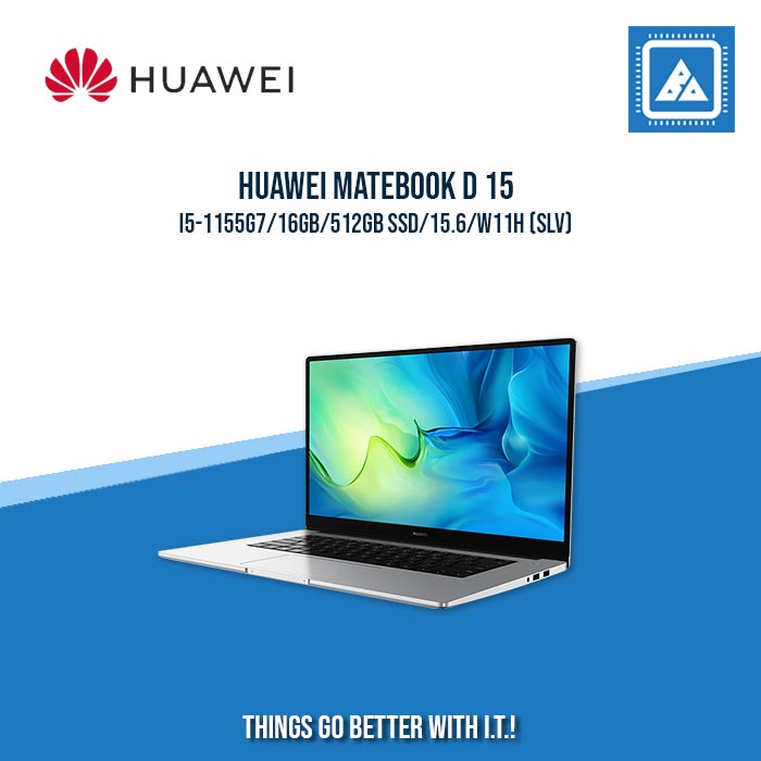 HUAWEI MATEBOOK D 15 I5-1155G7/16GB/512GB SSD/15.6/W11H (SLV) | BEST FOR STUDENTS AND FREELANCERS HUAWEI MATEBOOK D 15 I5-1155G7/16GB/512GB SSD/15.6/W11H (SLV) | BEST FOR STUDENTS AND FREELANCERS